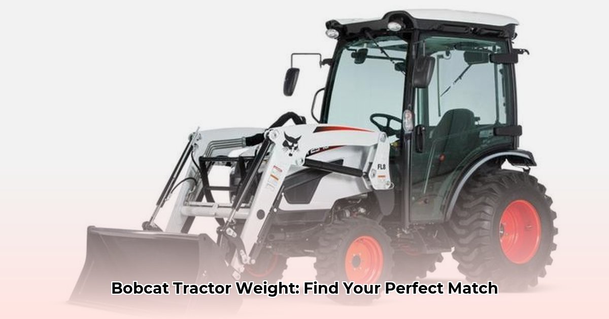 how-much-does-a-bobcat-tractor-weigh